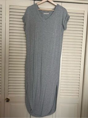 Ellison Gray V Neck T Shirt Maxi Dress Women’s Small